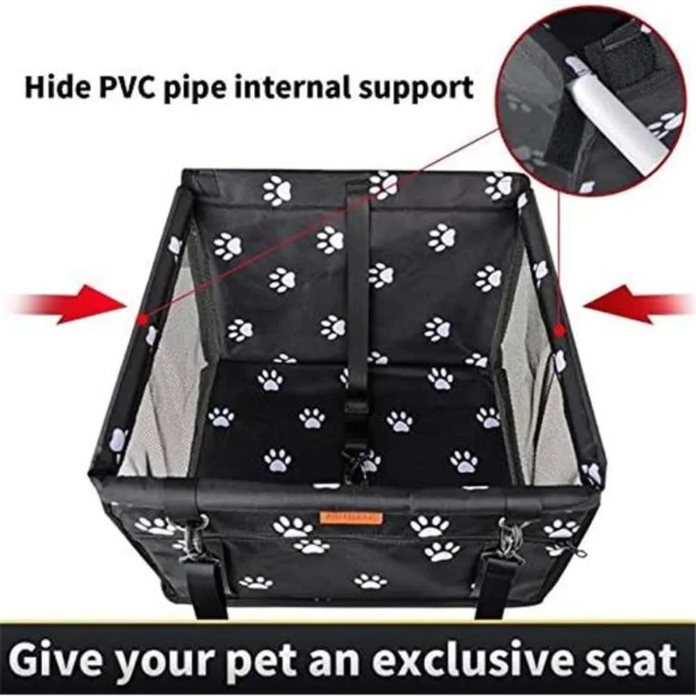 Dog Car Seat Puppy Portable Pet Booster Car Seat, Perfect for Small Pets